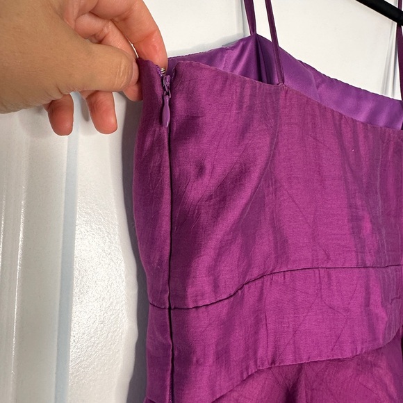 MAX & CLEO |  Strapless Short Dress  | Fushia | Size: 4 - Picture 8 of 12